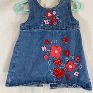 Kiks denim dress size 12 months